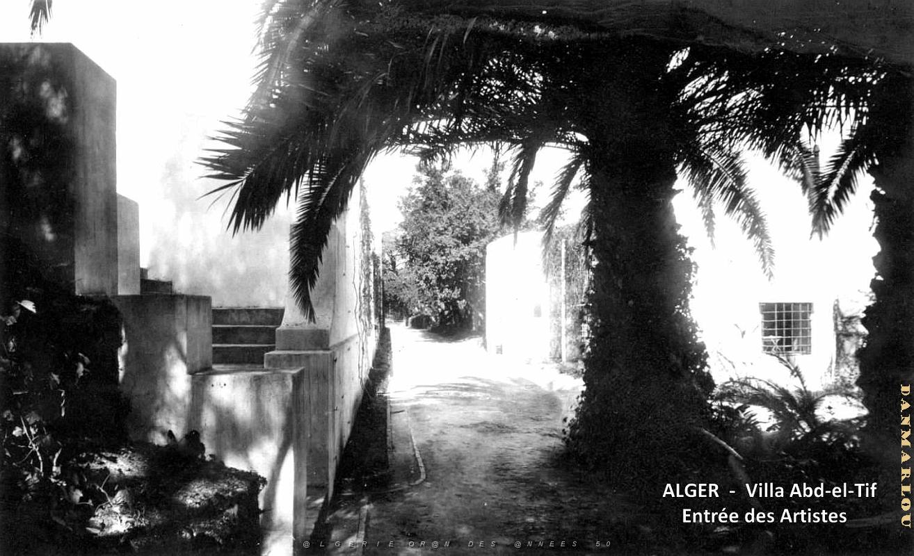 Alger - Villa Abd-el-Tif  - Entree des Artistes - 1947.jpg